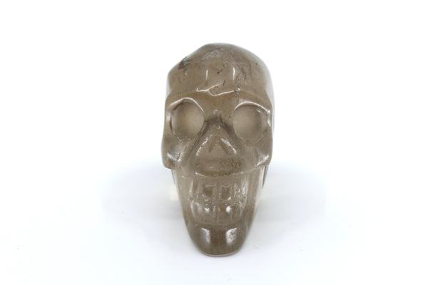 Smoky Citrine Skull